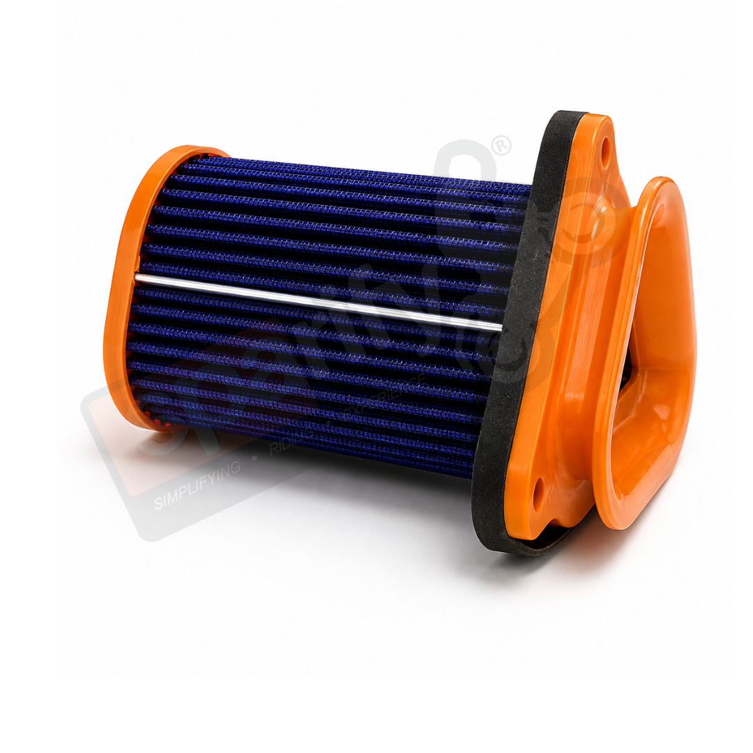 RE Interceptor 650 / Continental GT 650 Way2speed Magna flow nano fiber airfilter with free velocity stack | 73cfm air flow