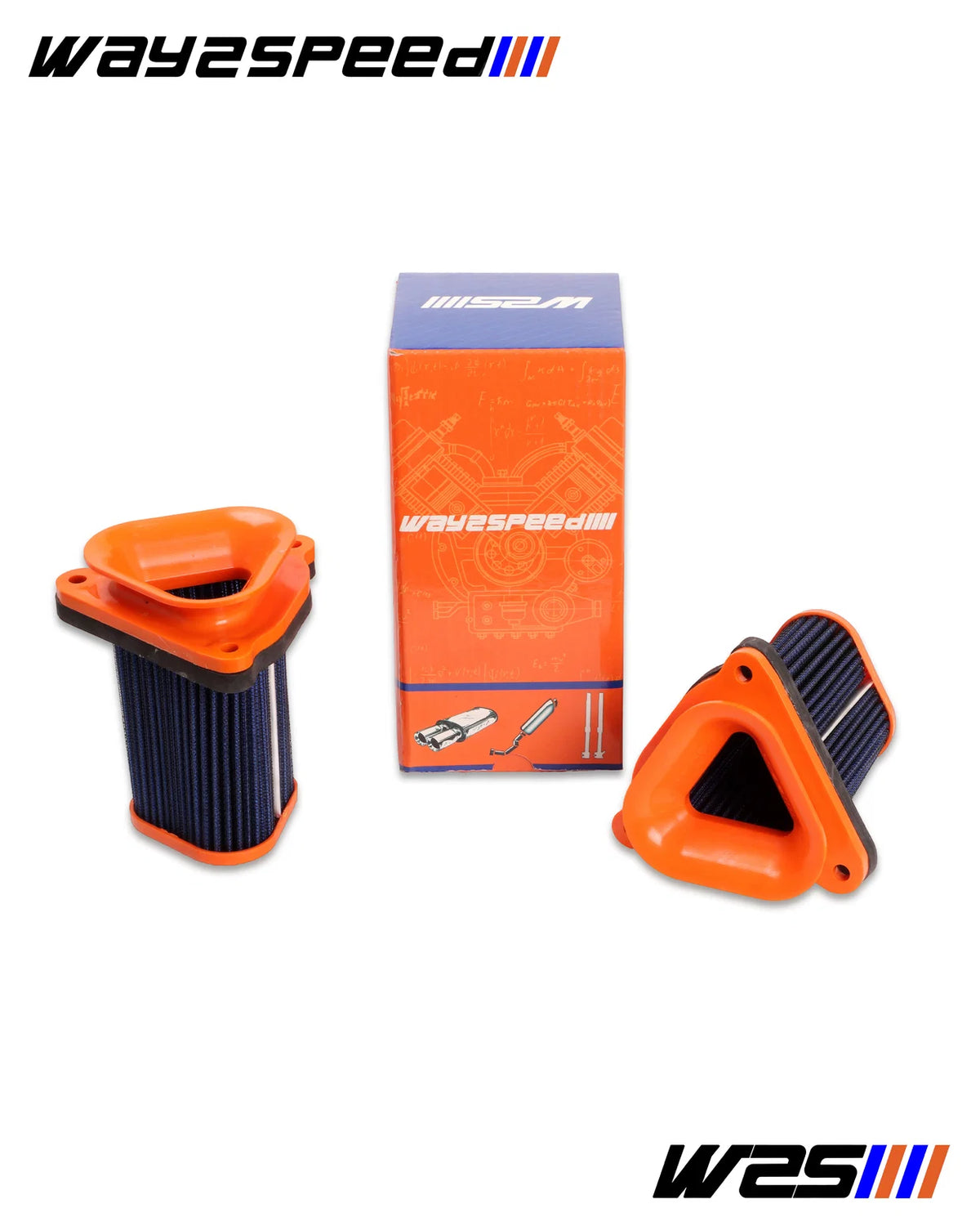 RE Interceptor 650 / Continental GT 650 Way2speed Magna flow nano fiber airfilter with free velocity stack | 73cfm air flow