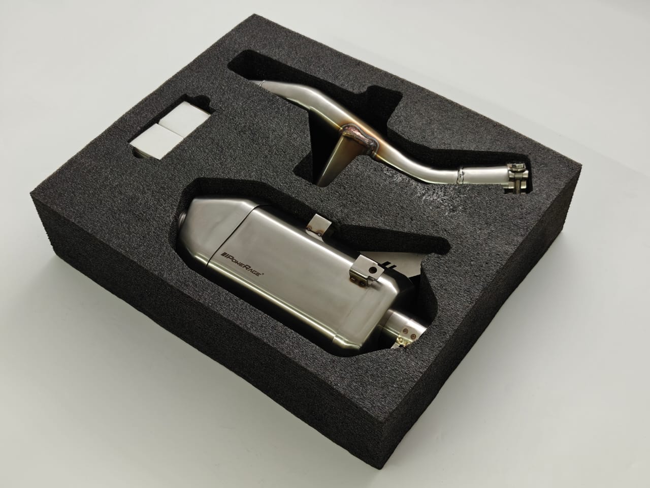 Royal Enfield Himalayan 450 PoweRage Performance Slip-On Exhaust with bend pipe