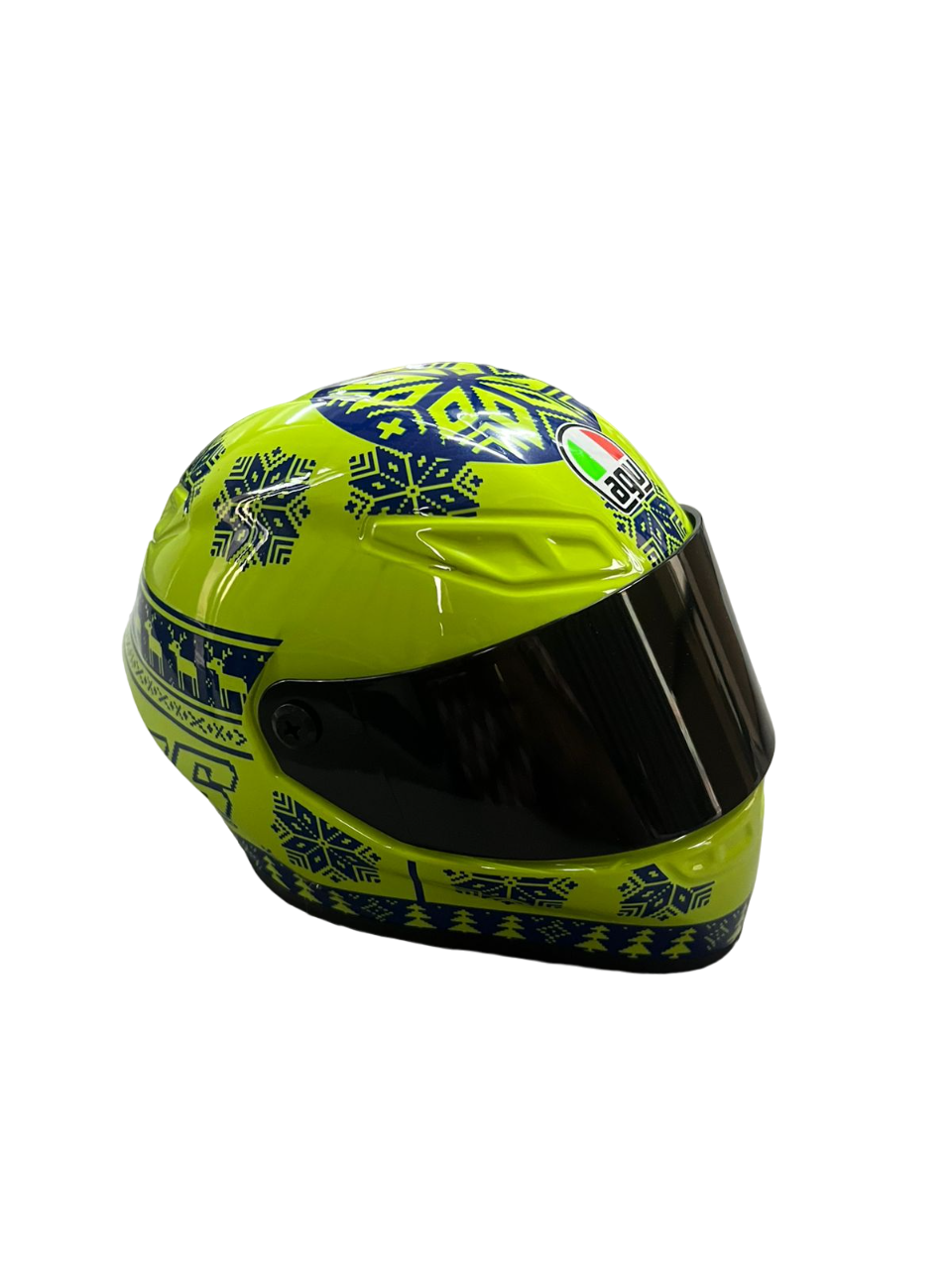 AGV K1 Winter Test 2015 Scale model miniature helmet