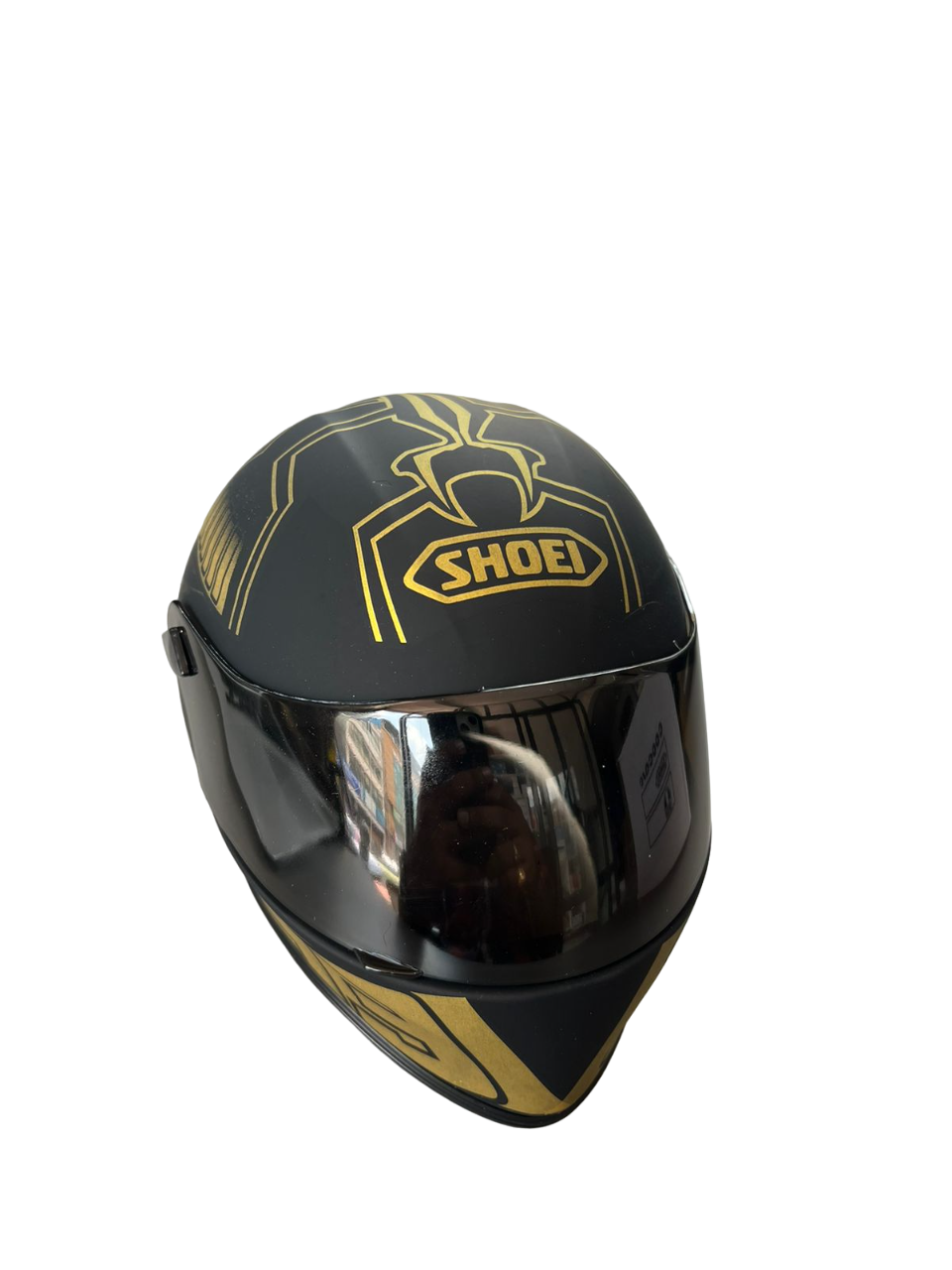 Shoei Black gold Scale model miniature cat helmet