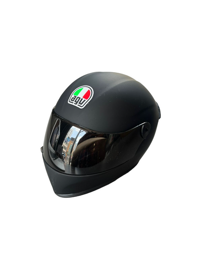AGV matt black Scale model miniature cat helmet