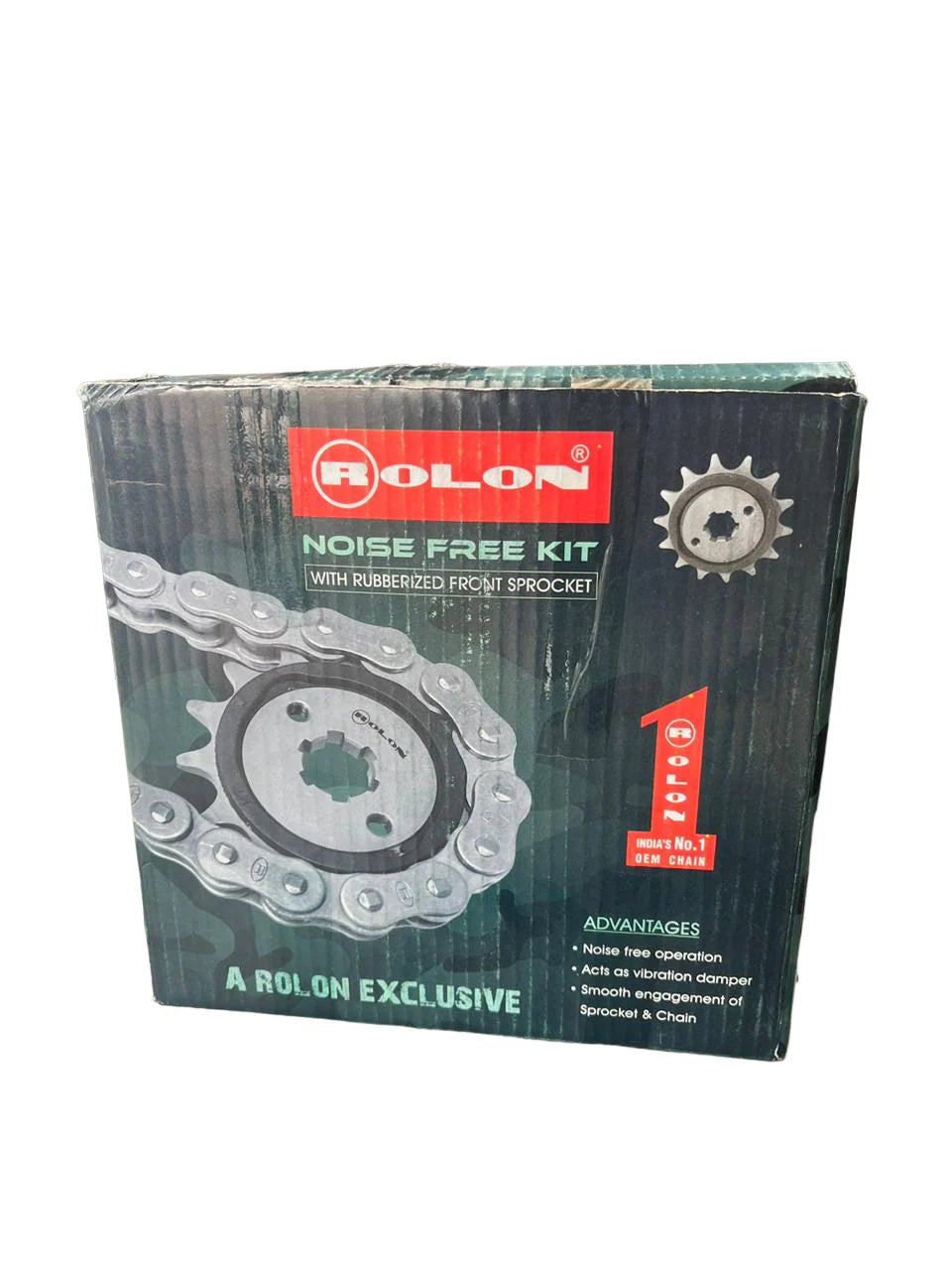 KTM DUKE 250 GEN 3 (2024 onwards) Rolon Noise Free Chain Sprocket Kit  HXR F 460NF