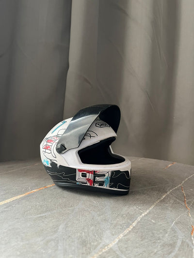 SHOEI YPDOPORA white black red Creative Motorcycle Miniature helmet
