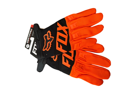 DIRTPAW Motocross Gloves Orange black V2 F.O.X racing
