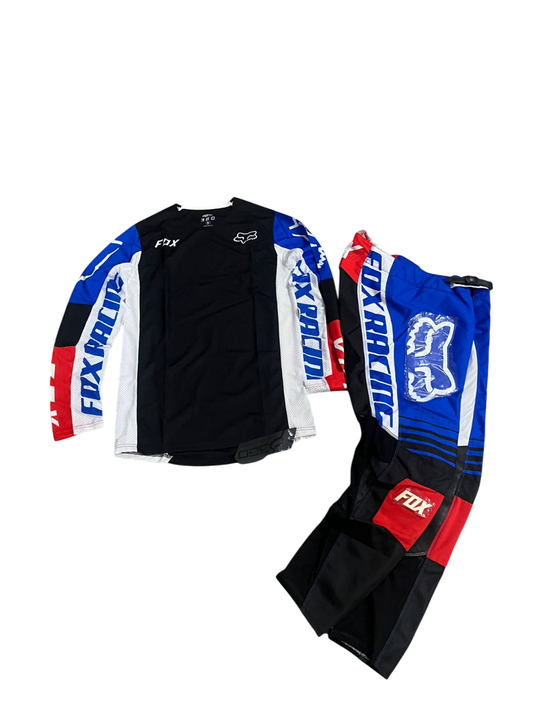F.O.X Racing FLEXAIR Motocross Jersey & Pants - Honr Black & Blue