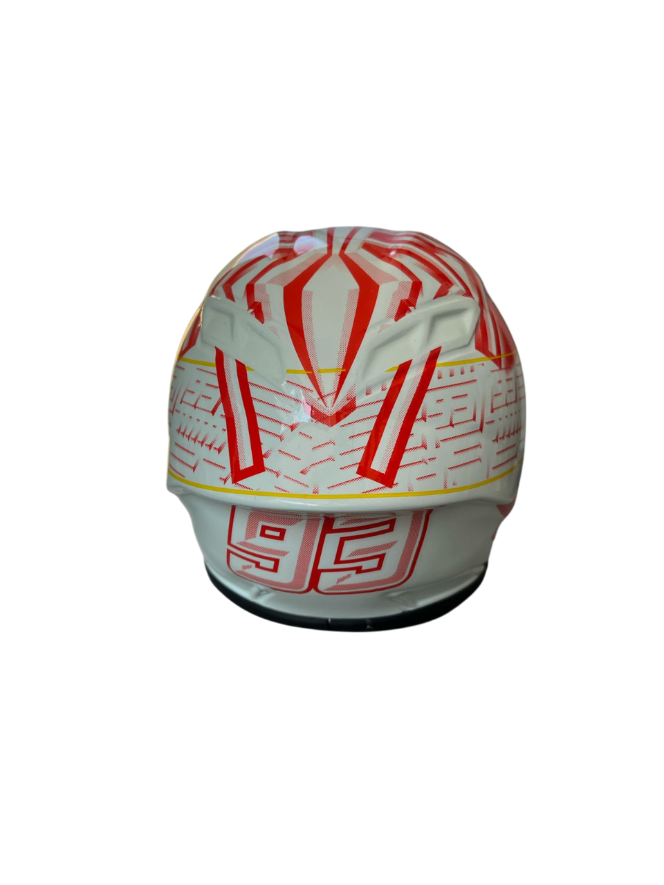 15mm miniature motorcycle helmet Baseball Pro Mini Gloss Black Multiple oversized intake and exhaust ports Racing collection Miniature motorcycle bike