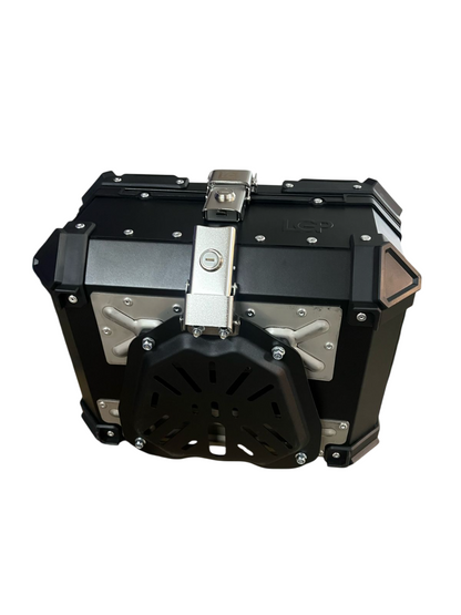 LGP 25 litres | aluminium top box | BLACK ( fits all motorcycles ) - 1 YEAR WARRANTY