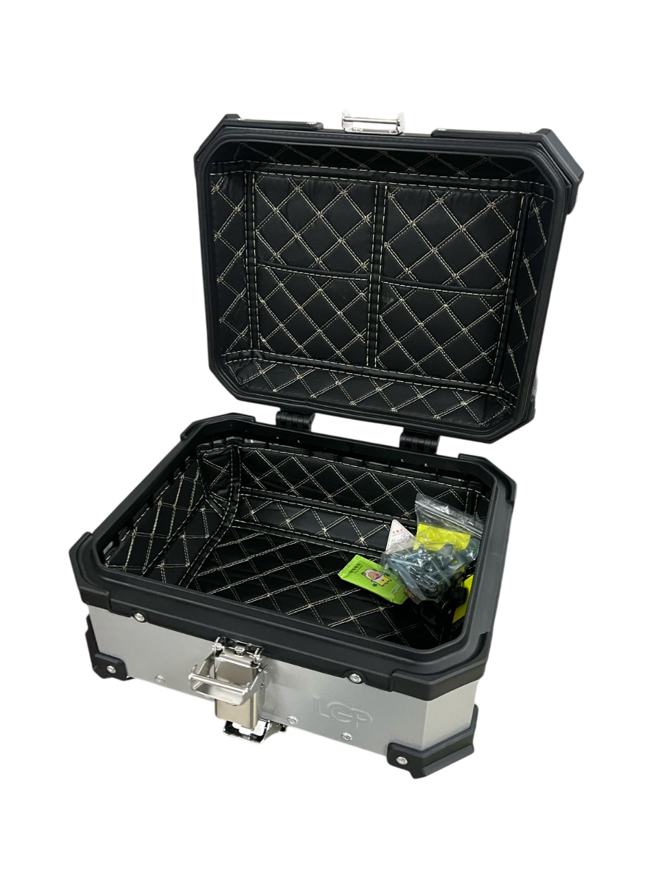 LGP 25 litres | aluminium top box | SILVER ( fits all motorcycles ) - 1 YEAR WARRANTY