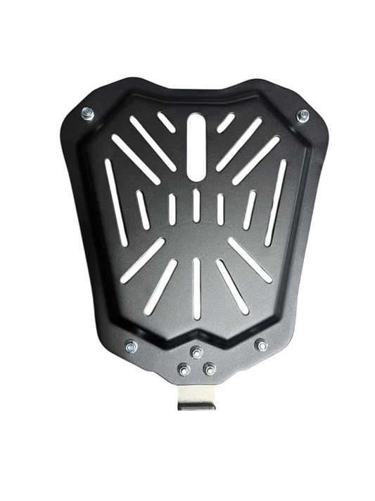 Top box plate heavy duty universal - black ( 55 / 65 litres )