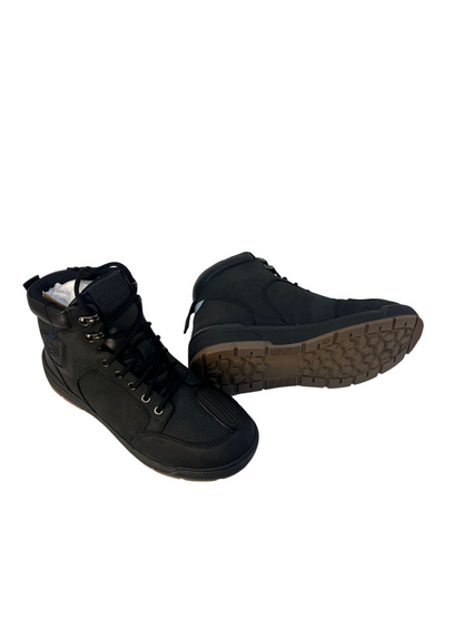 ROYAL ENFIELD NOMAD WATERPROOF MID ANKLE CITY CRUISING BOOTS - BLACK