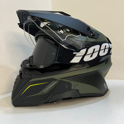 ROYAL ENFIELD OFF ROADING MOTO CROSS OPTIMUS DUAL SPORT HELMET - GREEN