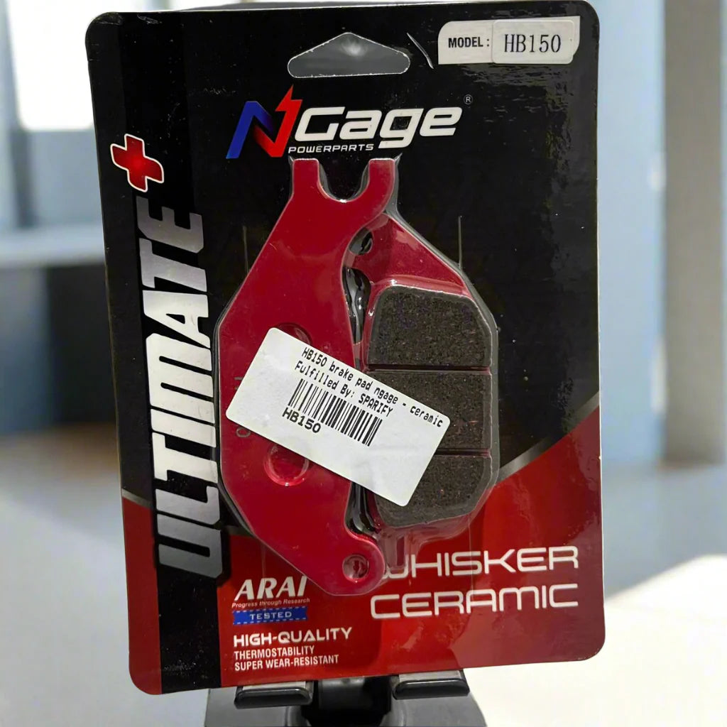 HONDA CB HNESS 350 / 350RS  |front and rear whisker ceramic Ultimate + brake pads | NGAGE POWERPARTS - COMBO