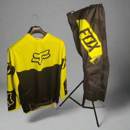 F.O.X Racing 180 Motocross Jersey & Pants - yellow black