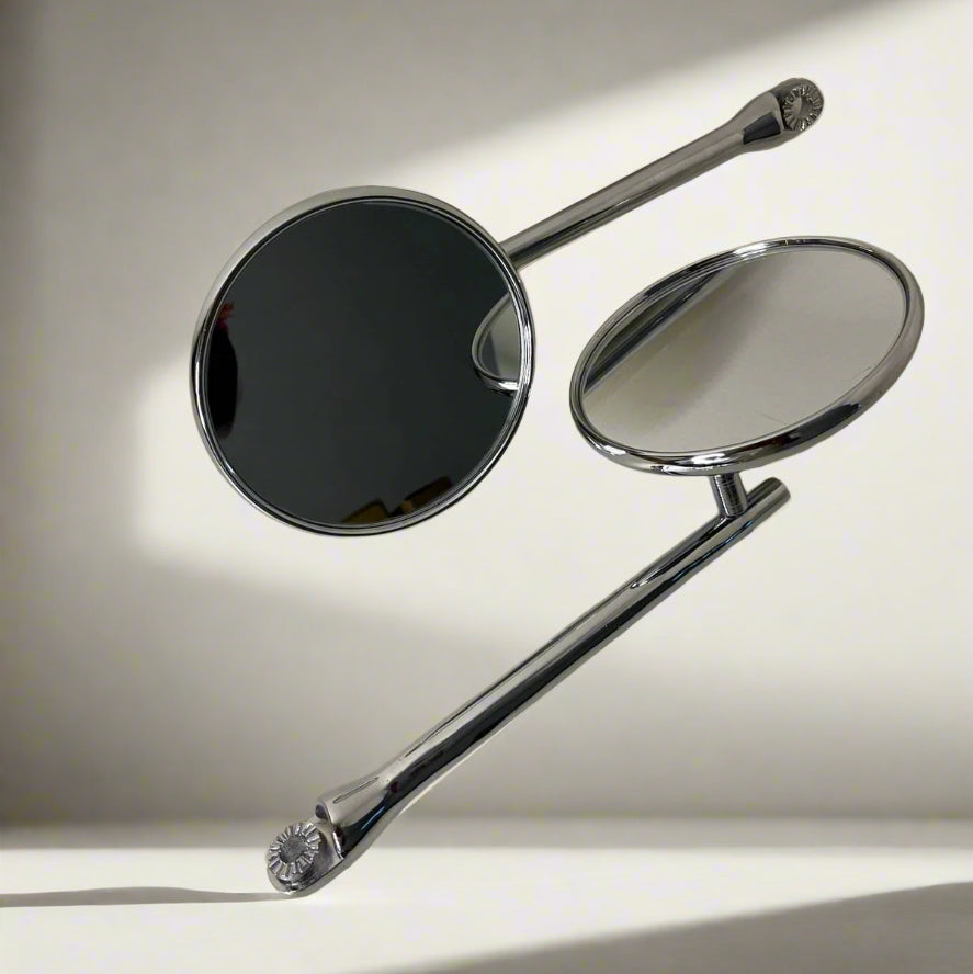 HORIZON ALUMINIUM TOURING SIDE MIRRORS | WIDE ANGLE | COMPATIBLE FOR ALL ROYAL ENFIELD MODELS | HEAVY DUTY