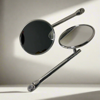 HORIZON ALUMINIUM TOURING SIDE MIRRORS | WIDE ANGLE | COMPATIBLE FOR ALL ROYAL ENFIELD MODELS | HEAVY DUTY