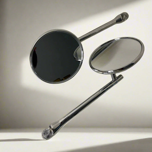 HORIZON ALUMINIUM TOURING SIDE MIRRORS | WIDE ANGLE | COMPATIBLE FOR ALL ROYAL ENFIELD MODELS | HEAVY DUTY