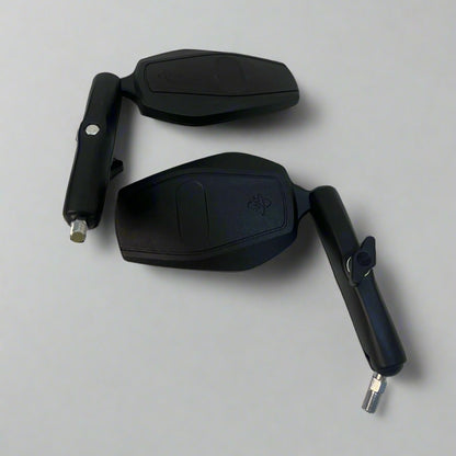 SPIKI ( NOMAD SERIES ) Adventure 3.0 Motorcycle Mirrors | 360° Rotatable Universal Side Mirrors for Road & Off-Road Riding