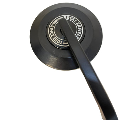 Handle Bar End Side Mirror ( New Edition ) For Royal Enfiled Guerrilla 450 & Continental GT 650, Interceptor 650, Bear 650, Classic 650, Super Meteor 650,Classic 350, Hunter 350, Meteor 350, Goan Classic 350 Round Mirrors