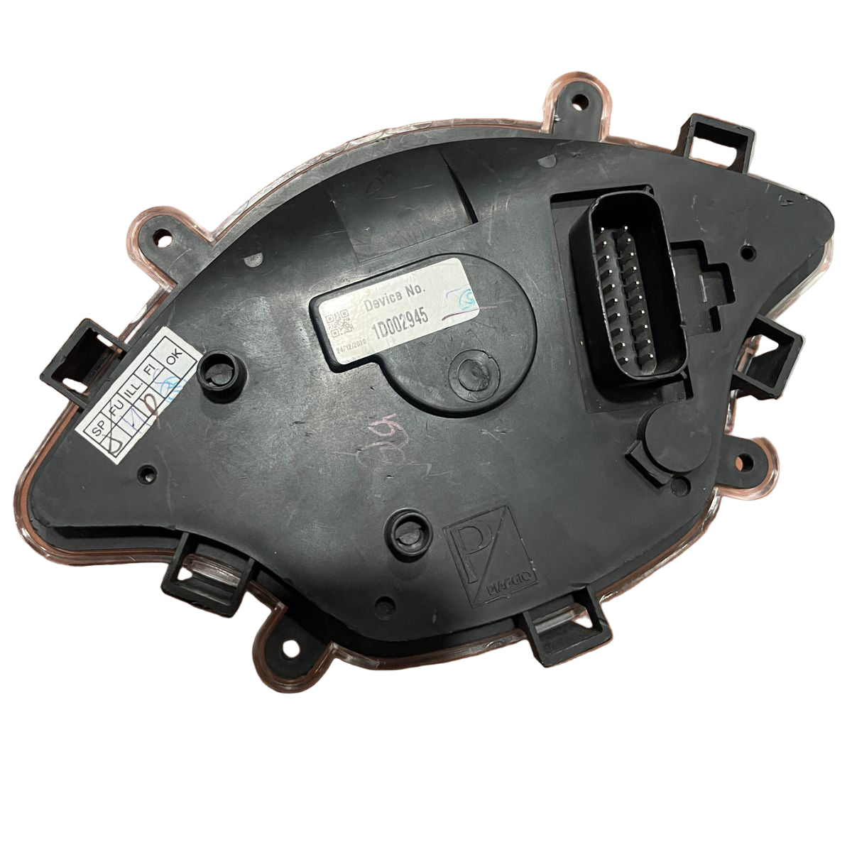 Piaggio Vespa SXL and VXL digital speedometer assembly