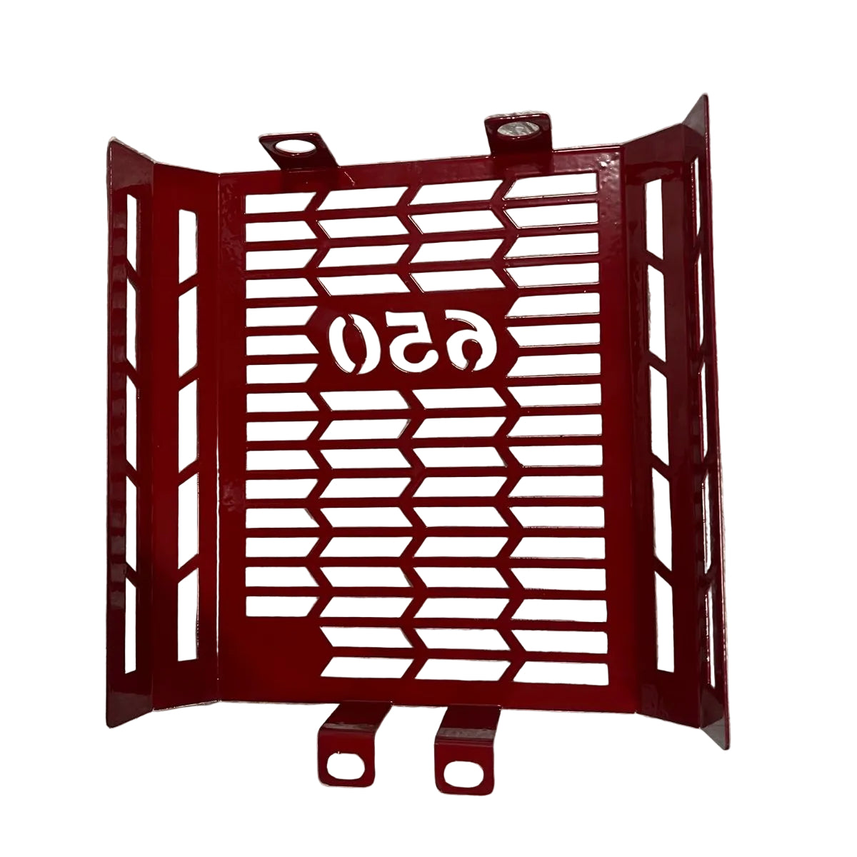 GT 650 / INTERCEPTOR 650 RADIATOR GAURD SS - SB 978R | HT EXHAUST FULL RED