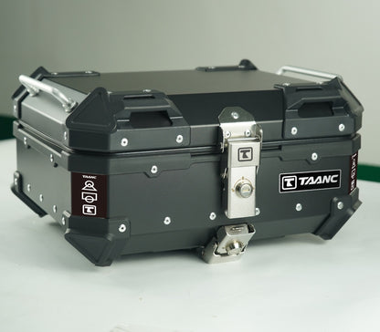 TAANC Urban Swift Top Box – Stealth Black | 22L Compact WP Motorcycle Storage Box for Daily Use