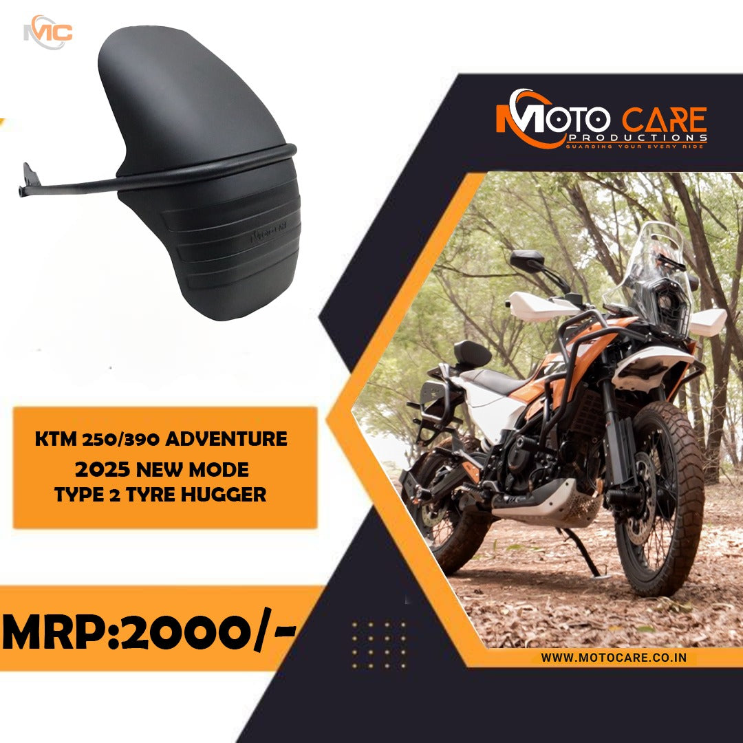 KTM ADVENTURE 390 / 250 2025 MODEL TYPE 2 - TYRE HUGGER  | MOTOCARE