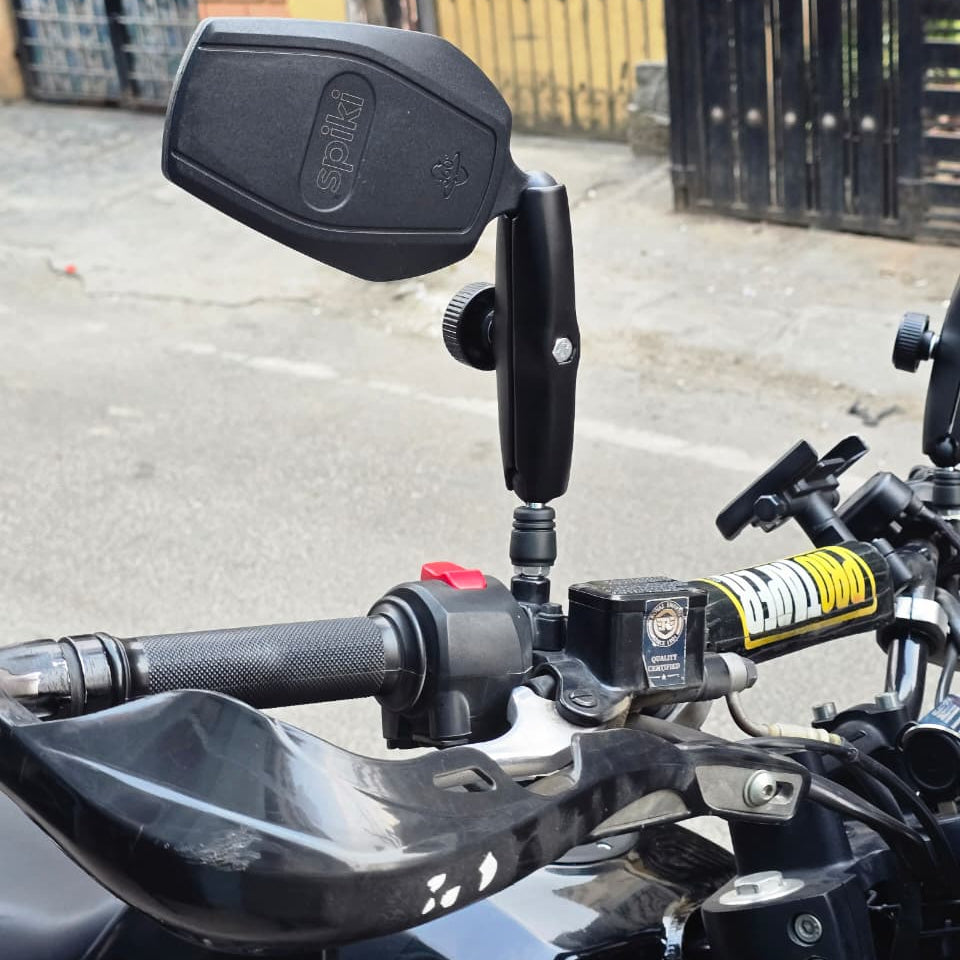 SPIKI ( NOMAD SERIES ) Adventure 4.0 Motorcycle Mirrors | Dino