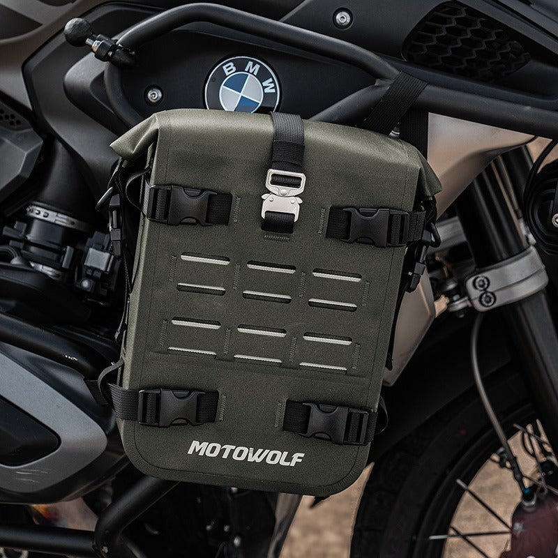 MOTOWOLF 2.0 Ranger | Bumper bag | Bike Side Bag | Crash Guard Bag | 8L | Dirt Proof | Abrasion Resistant | Fully Waterproof | Quick Disassemble |  Multifunction | Large Capacity Bag MDL0715B ( PACK OF 1 )