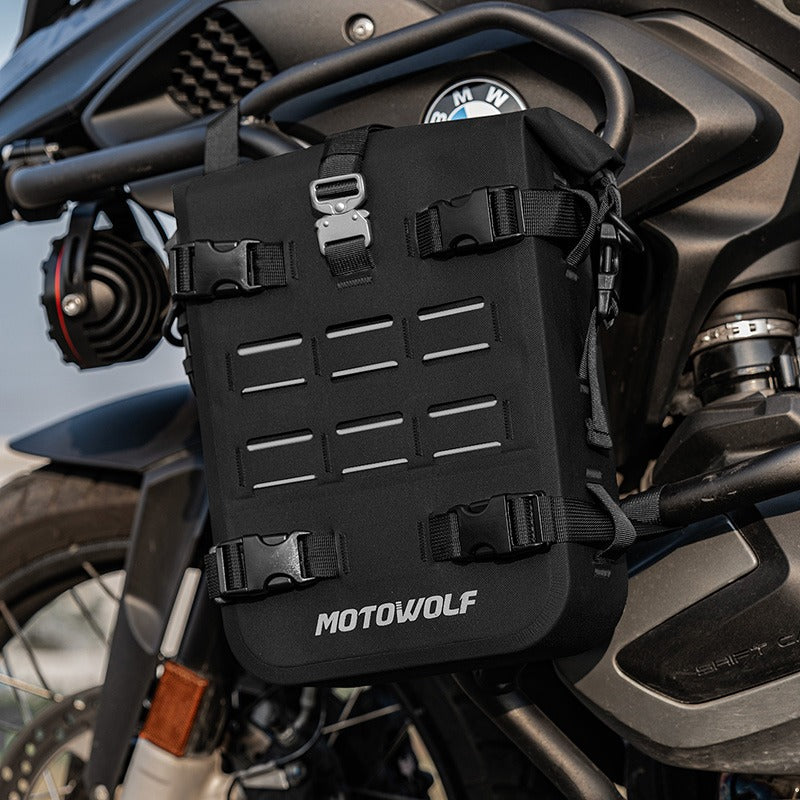 MOTOWOLF 2.0 Ranger | Bumper bag | Bike Side Bag | Crash Guard Bag | 8L | Dirt Proof | Abrasion Resistant | Fully Waterproof | Quick Disassemble |  Multifunction | Large Capacity Bag MDL0715B ( PACK OF 1 )