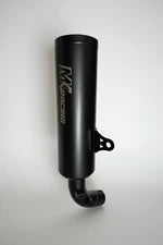 MK Racing | MK Racing Short Can Exhaust for Harley-Davidson X440, X440T & Hero Mavrick 400 – Matte Black