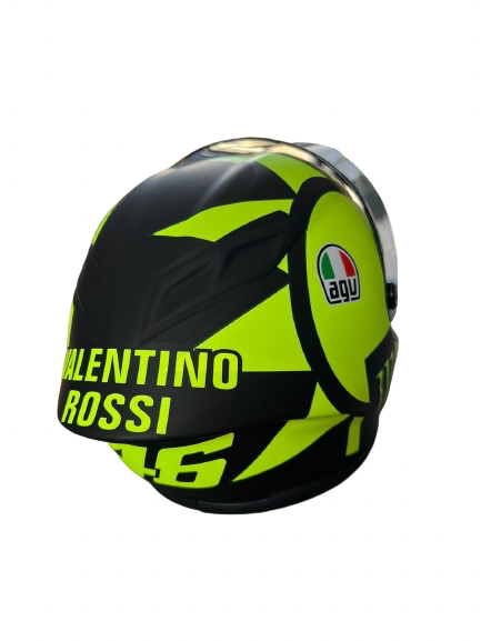 AGV Scale model miniature helmet BLACK GREEN