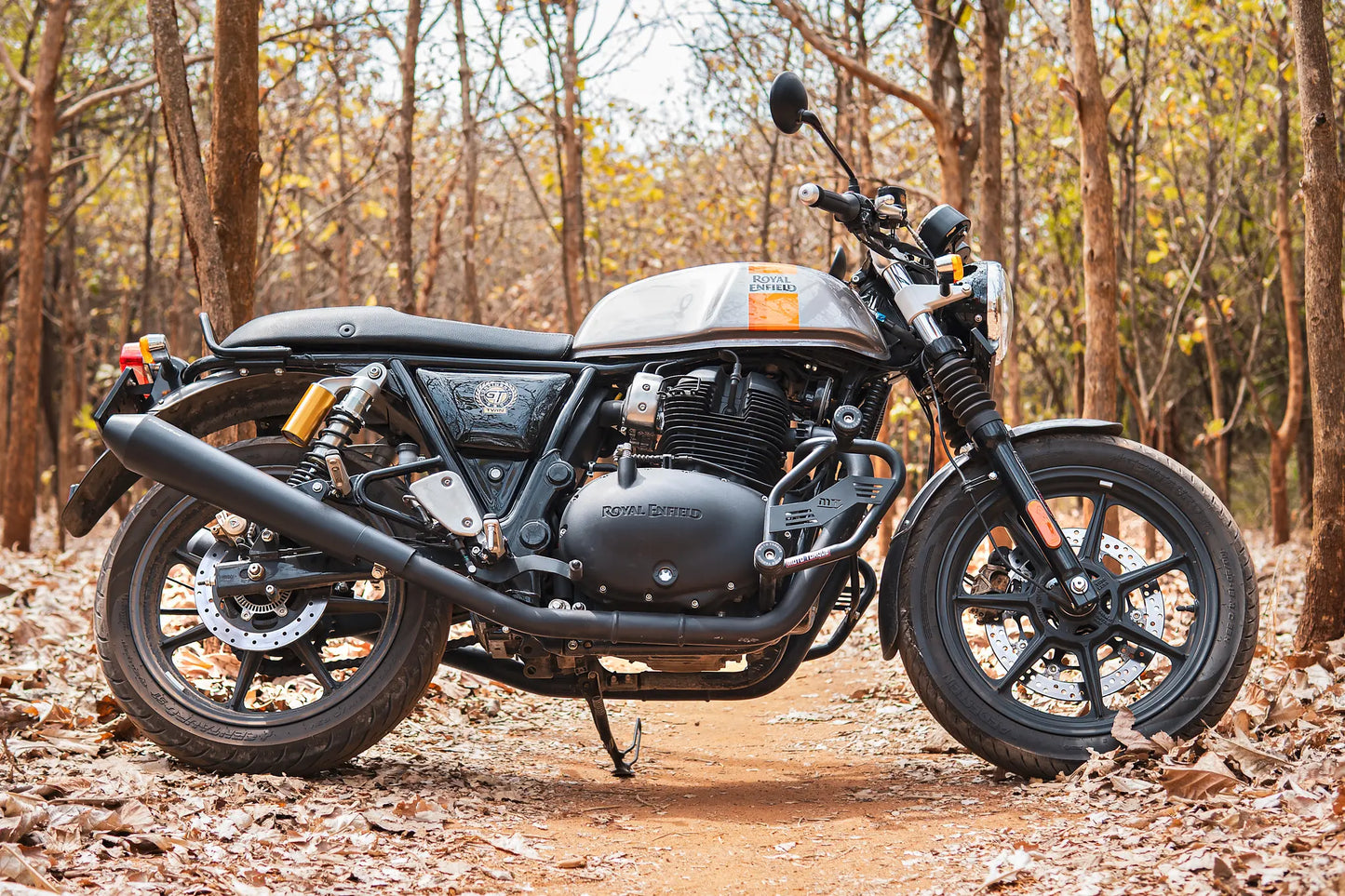 Royal Enfield Continental GT 650 / Interceptor 650 Twins Black Finish - Long Type PoweRage Performance Slip-On Exhaust