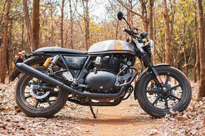 Royal Enfield Continental GT 650 / Interceptor 650 Twins Black Finish - Long Type PoweRage Performance Slip-On Exhaust