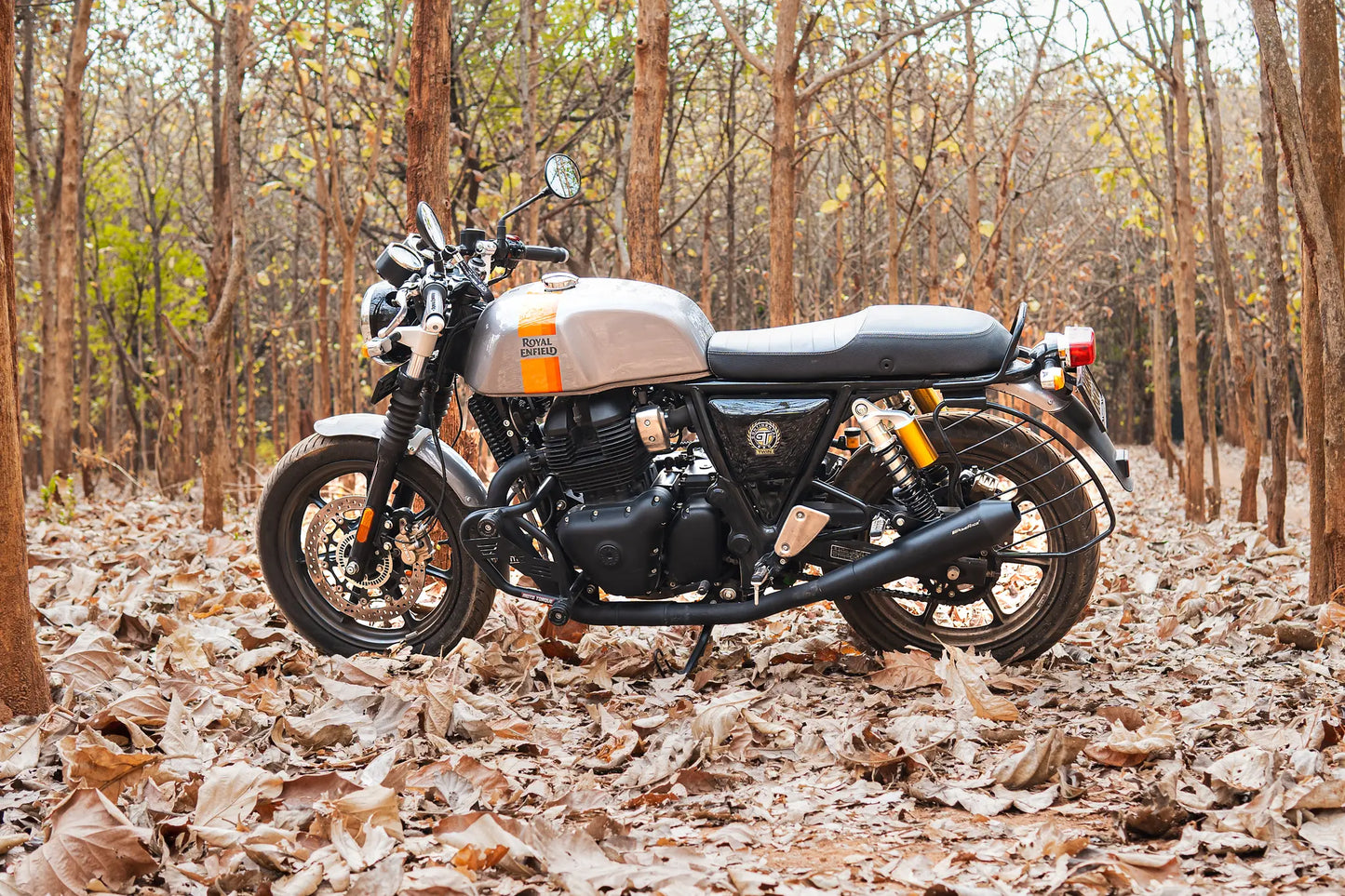 Royal Enfield Continental GT 650 / Interceptor 650 Twins Black Finish - Short Type PoweRage Performance Slip-On Exhaust