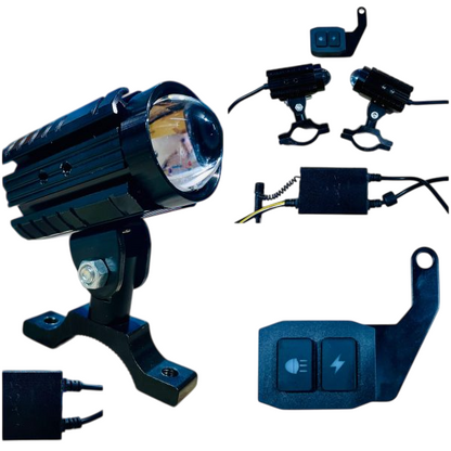 LIU HJG Mini Drive Fog Light With Wireless Remote Contoller For