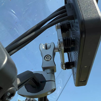 AOOCCI C6 PRO Motorcycle Dash Cam Front and Rear, 4K 1080P Dual Dash Motorcycle Camera with Wireless CarPlay and Android Auto, GPS & Emergency Lock, 140° Wide Angle, Wired Remote, IP67 Waterproof