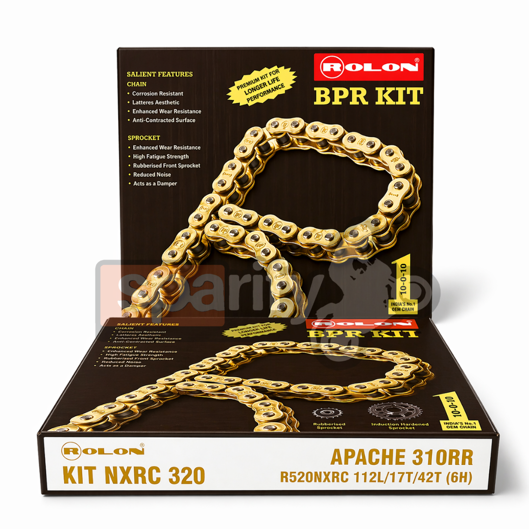 TVS Apache RR 310 Brass chain sprocket and kit by Rolon