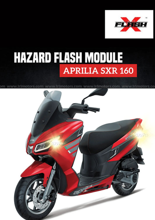 APRILIA SXR 160 |  FlashX Hazard Flash Module | Blinker/Flasher - 60 patterns