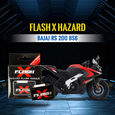 Pulsar RS 200 BS6 FlashX Hazard Flash Module, Blinker/Flasher for All Motorcycle & Scooters