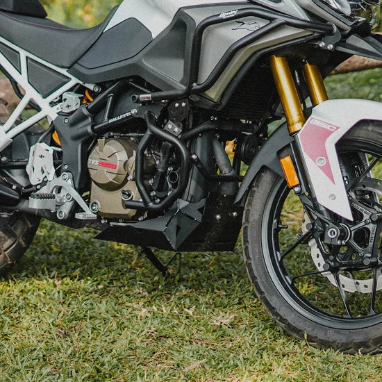 TVS APACHE RTX 300 VAMBRACE BASHPLATE BLACK ALUMINIUM | LEGUNDARY CUSTOMS