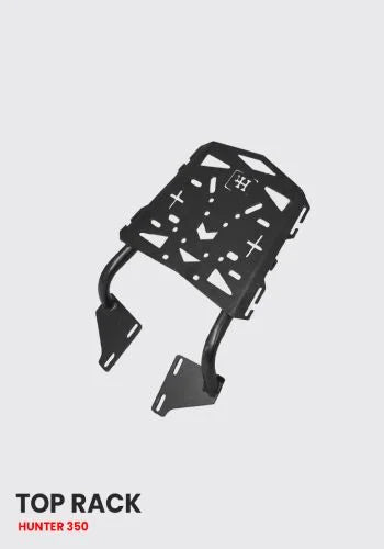 TOP RACK FOR HUNTER 350 – BLACK MATT – SB 655 / HT EXHAUST