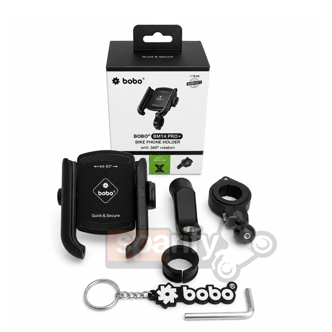 BOBO BM14 PRO Quick Release with Vibration Controller Enhanced BM4 PRO Bike / Cycle Phone Holder Motorcycle Mobile Mount