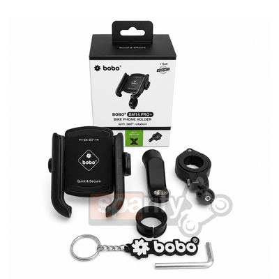 BOBO BM14 PRO Quick Release with Vibration Controller Enhanced BM4 PRO Bike / Cycle Phone Holder Motorcycle Mobile Mount