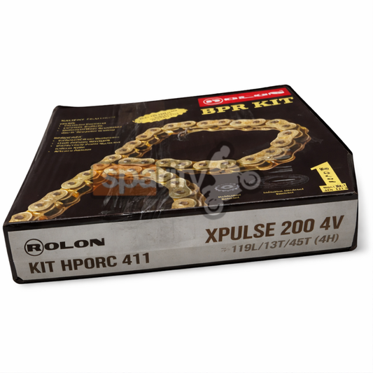 Xpulse 200 4V Brass Rolon Chain And Sprocket Kit