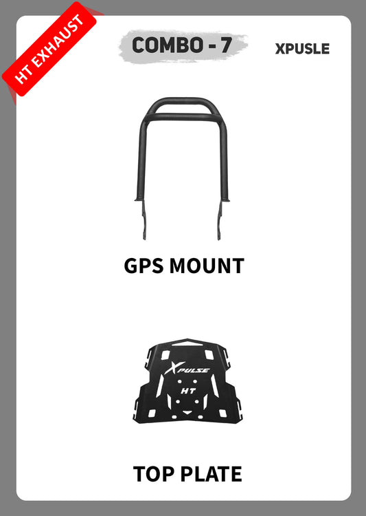 COMBO 7 XPULSE GPS Mount + Top Plate – HT EXHAUST