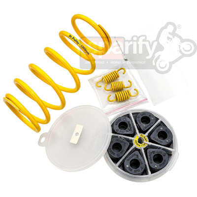 Dr Pulley Performance upgrade kit for Aprilia SR/STORM/SXR models  (Race Tuned : Very Strong and Smooth Acceleration)