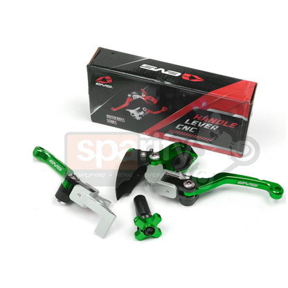 EVS Xpulse 210 Pivot Adjustable Green Short & Long CNC Clutch Brake Lever Set – Motocross Series | Indonesia