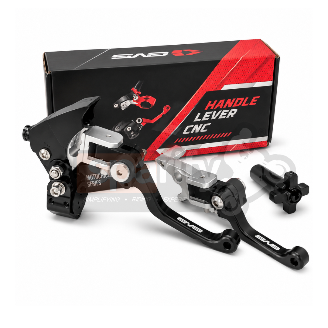 EVS Xpulse 210 Pivot Adjustable Black  Short & Long CNC Clutch Brake Lever Set – Motocross Series | Indonesia