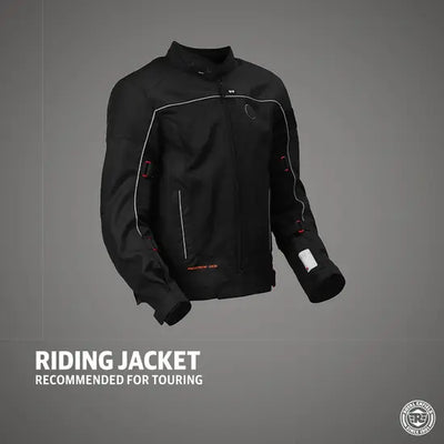 ROYAL ENFIELD EXPLORER V4 PRO RIDING JACKET - BLACK